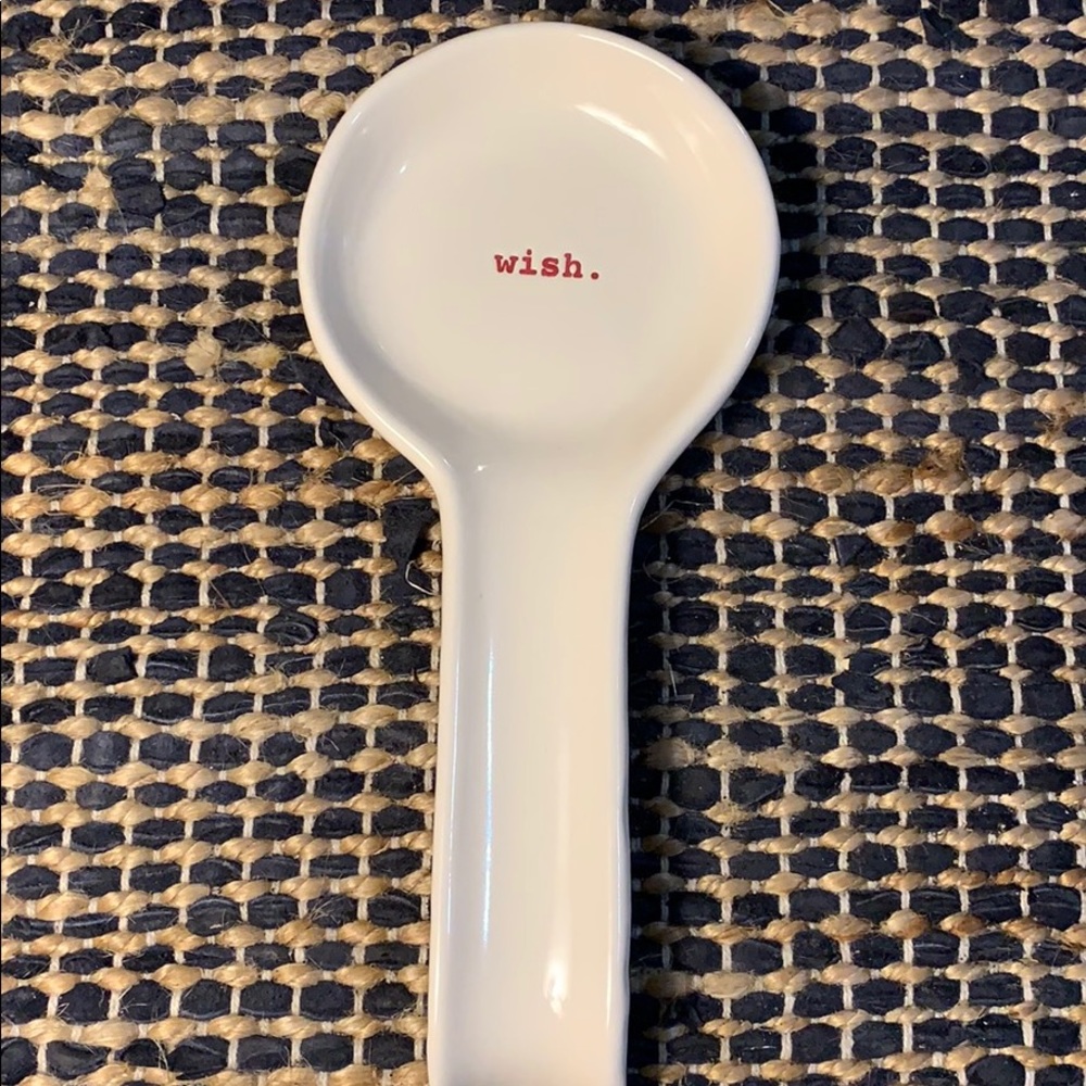 Rae Dunn WISH. spoon rest